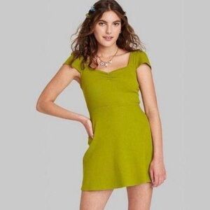 wild fable Mini Dress / Green / Size: Large
